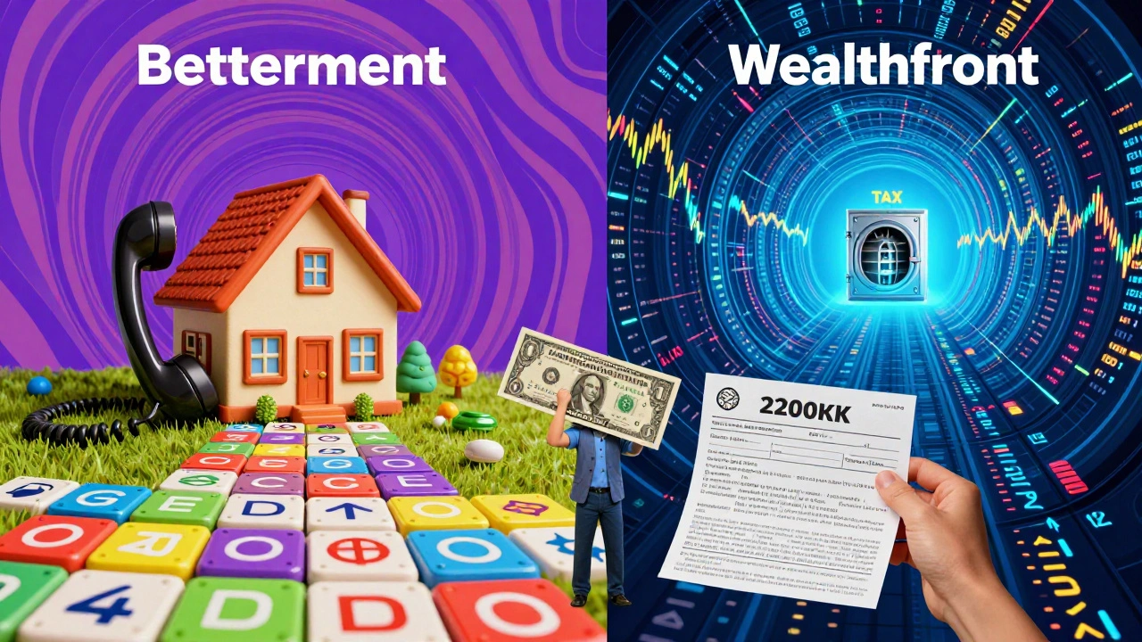 Two financial paths diverge—one cozy and goal-oriented, the other high-tech and tax-focused.